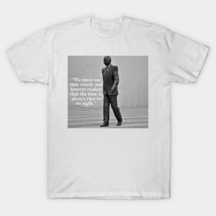 Nelson Mandela - Don't waste time T-Shirt